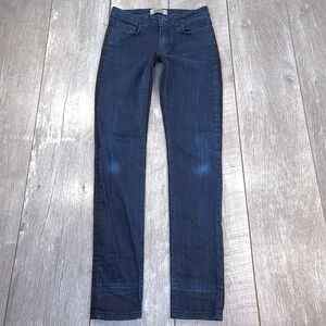 Naked & Famous Jeans Womens 27  The Skinny Indigo Power Stretch Blue Denim Pants